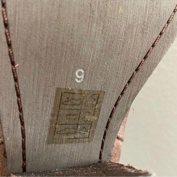 FREE PEOPLE Jeffrey Campbell leather fringe Roswell booties BOOTS Tan NWOB 9 - Picture 4 of 8